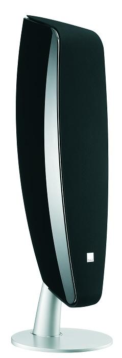 Nowoczesny minimalistyczny salon designerski sprzet audio na betonie 2